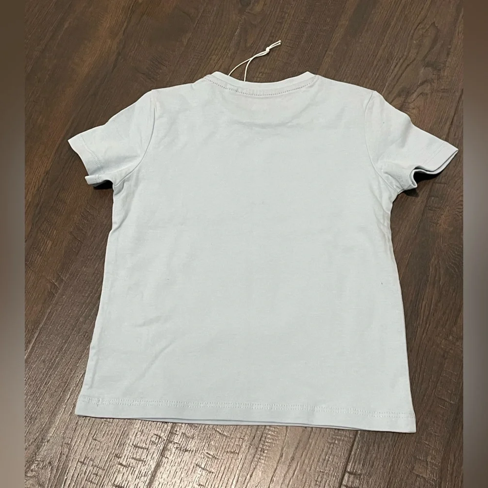 Light Blue 'Make Waves' Kids Pajama Set with Printed Shorts - Picture 3 of 9